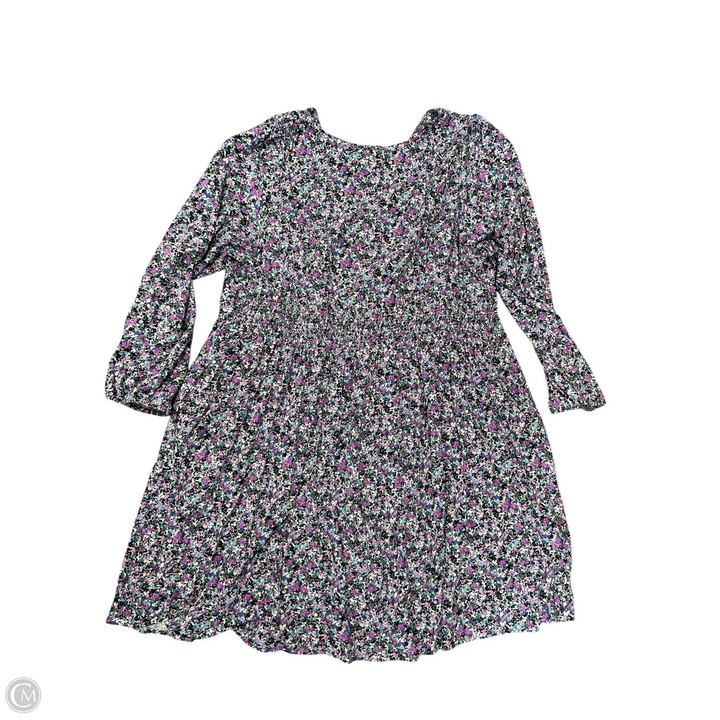 Dress Casual Short By Ava & Viv In Floral Print, Size: 3x