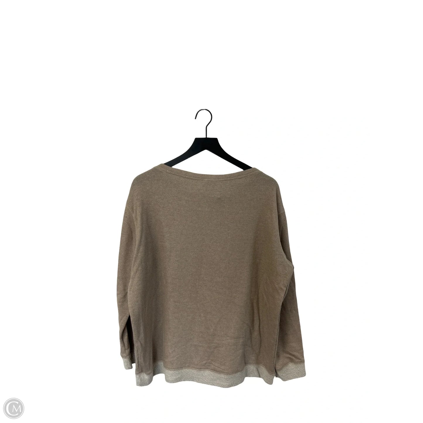 Top Long Sleeve By Clothes Mentor In Tan, Size: L