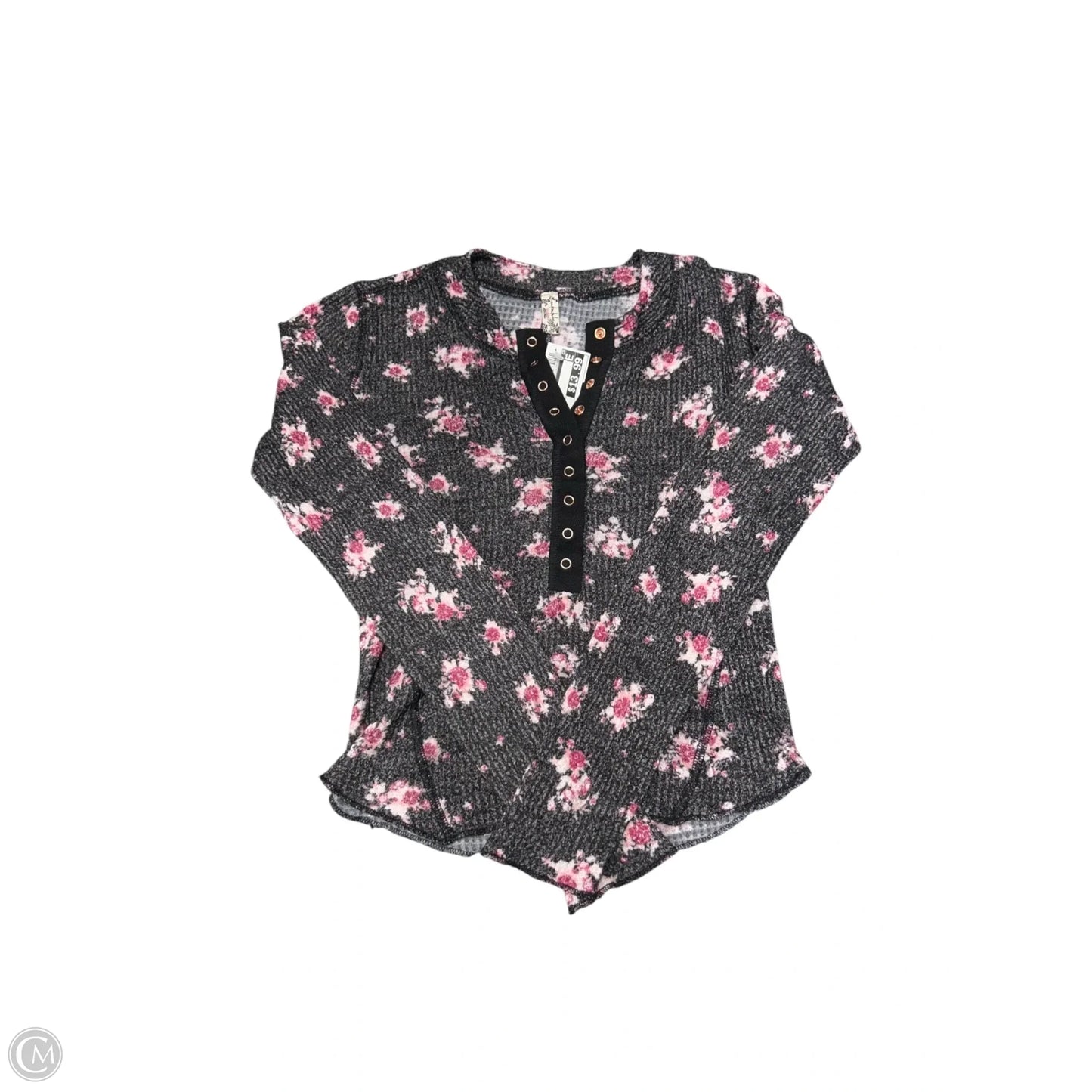 Top Long Sleeve By Free People In Floral Print, Size: Xs
