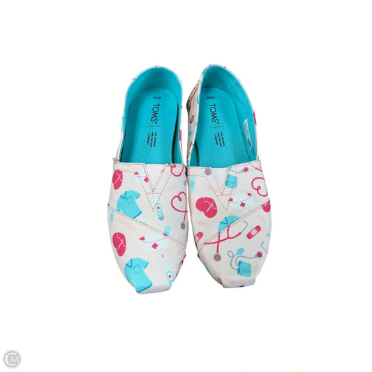 Shoes Flats By Toms In Pink, Size: 8.5