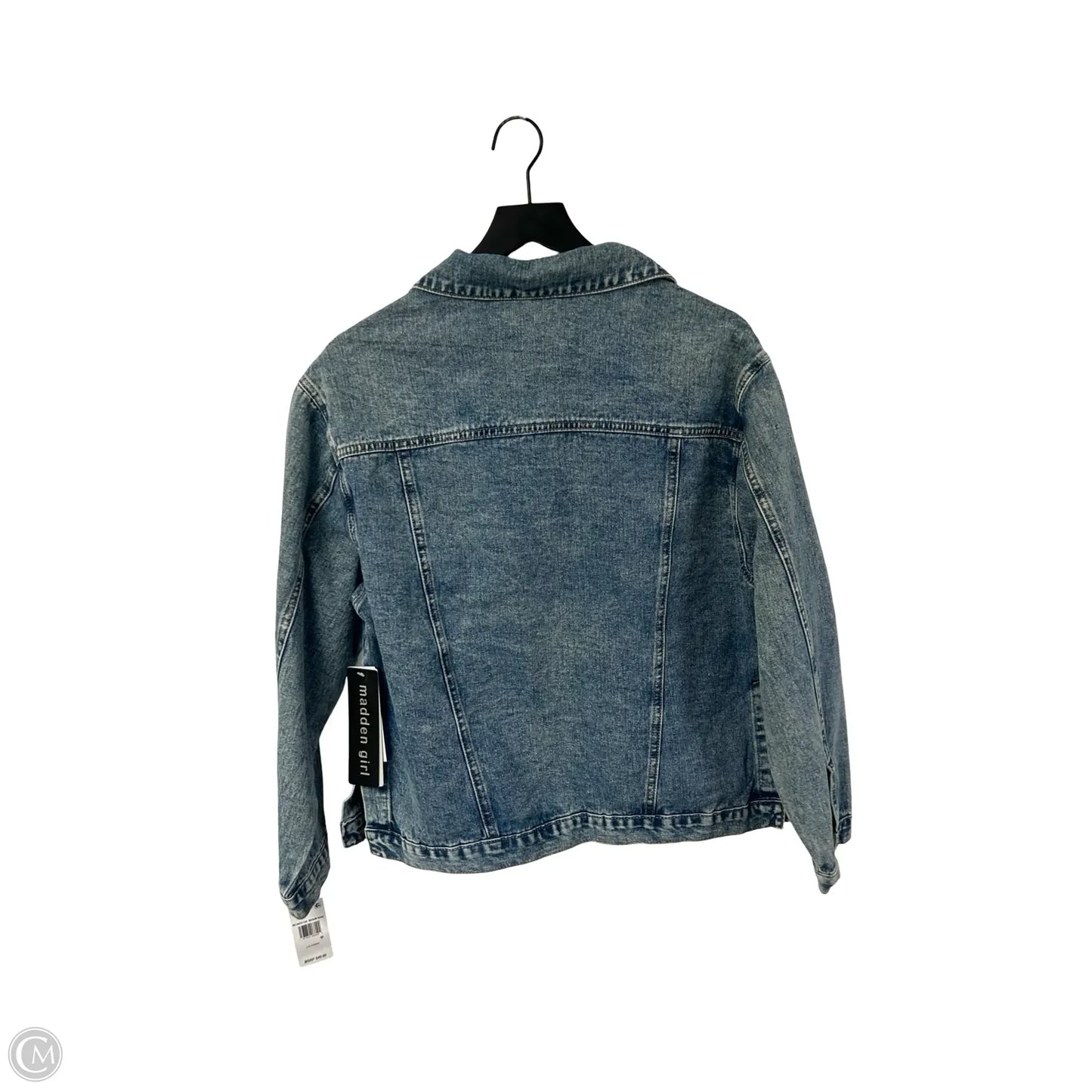 Jacket Denim By Madden Girl In Blue Denim, Size: M