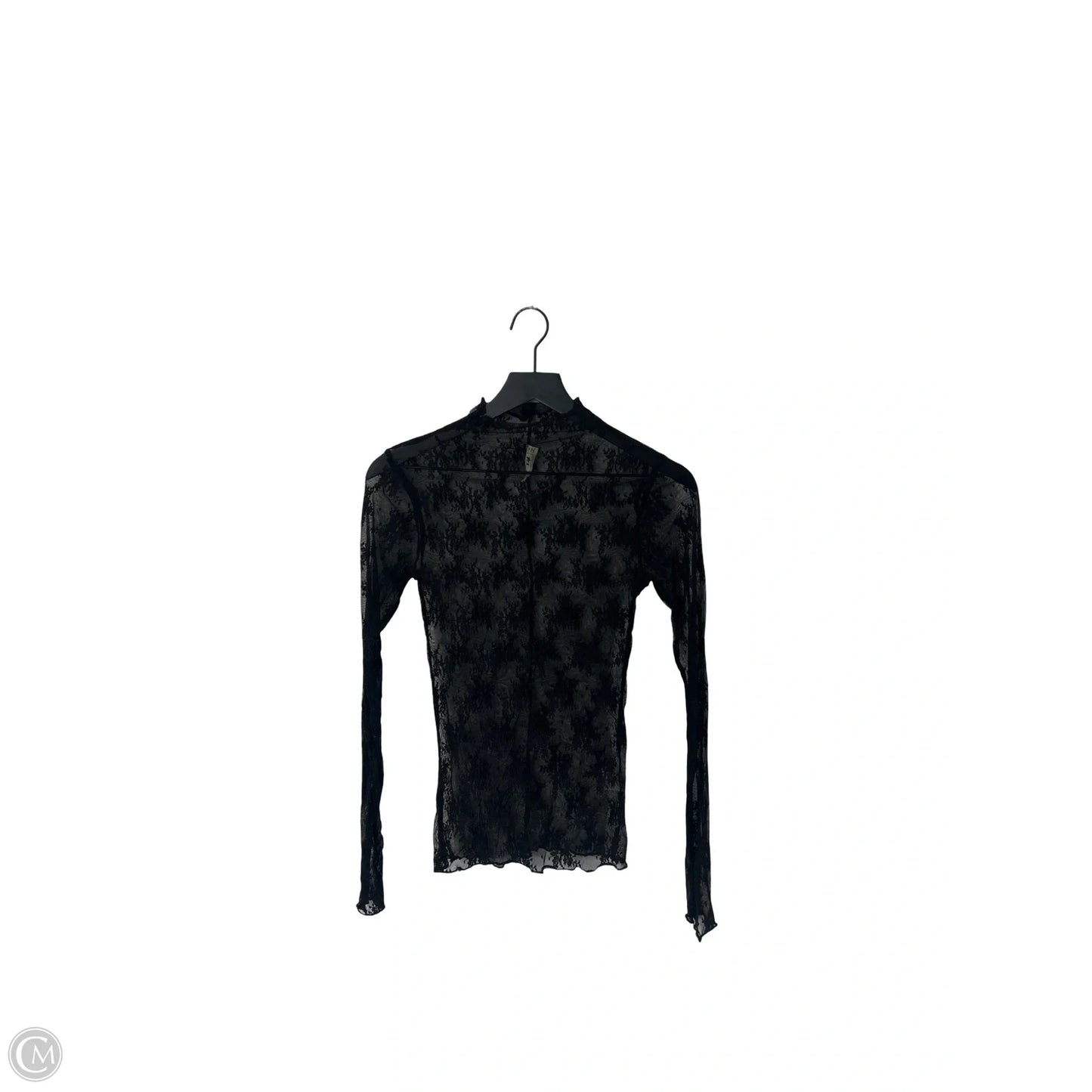 Top Long Sleeve By New In In Black, Size: S