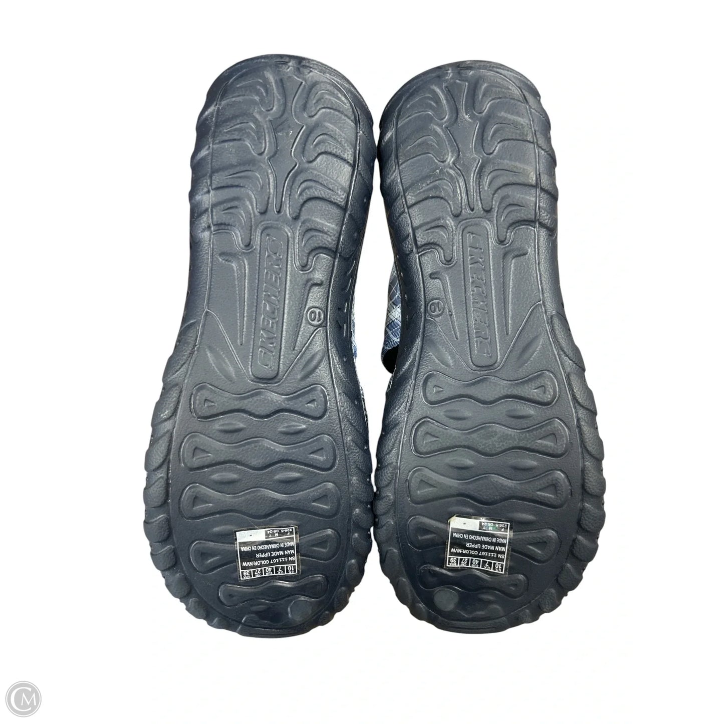 Sandals Flats By Skechers In Blue, Size: 10
