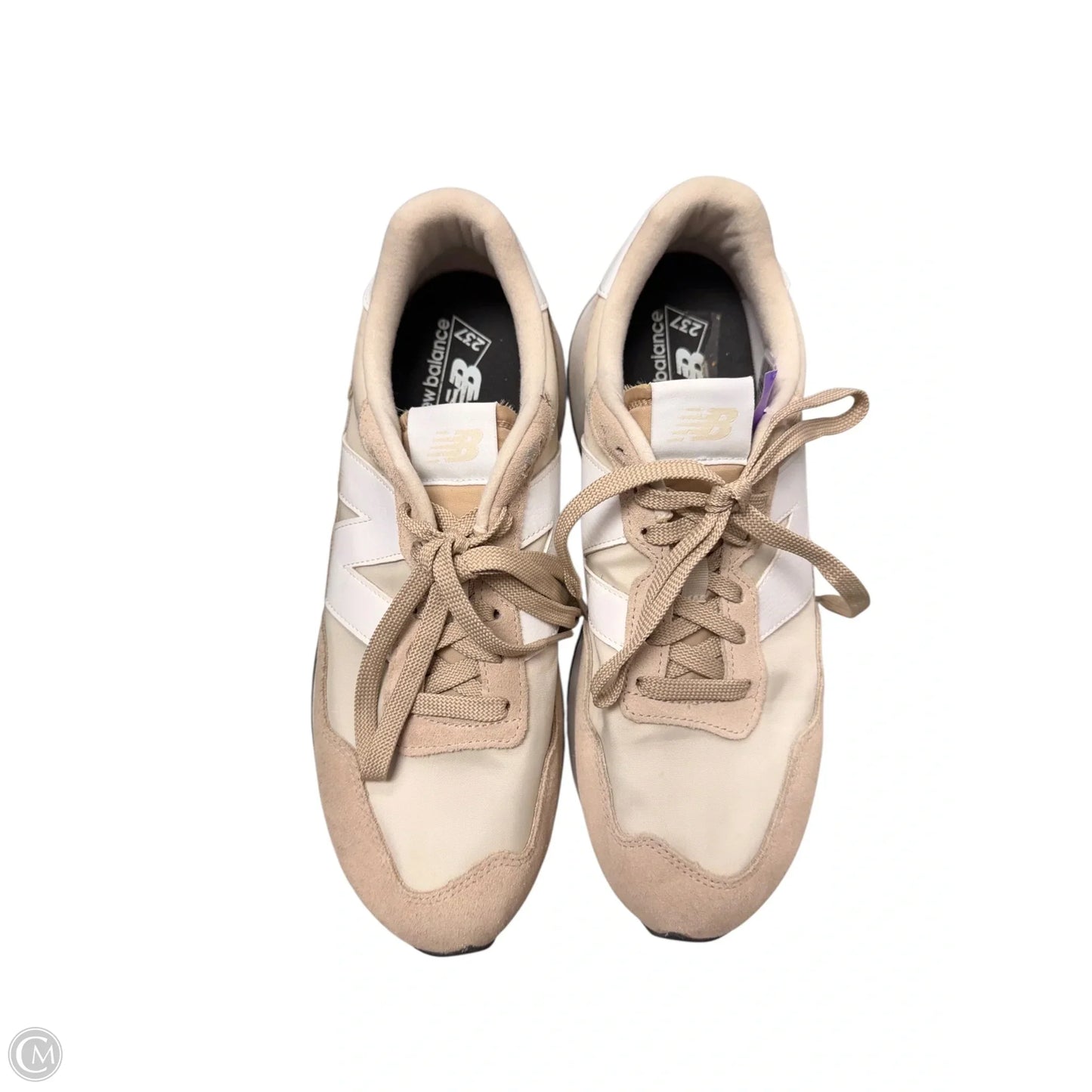 Shoes Sneakers By New Balance In Tan & White, Size: 12
