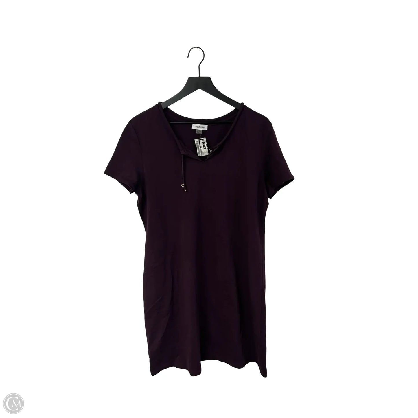 Dress Casual Short By Calvin Klein In Purple, Size: Xl