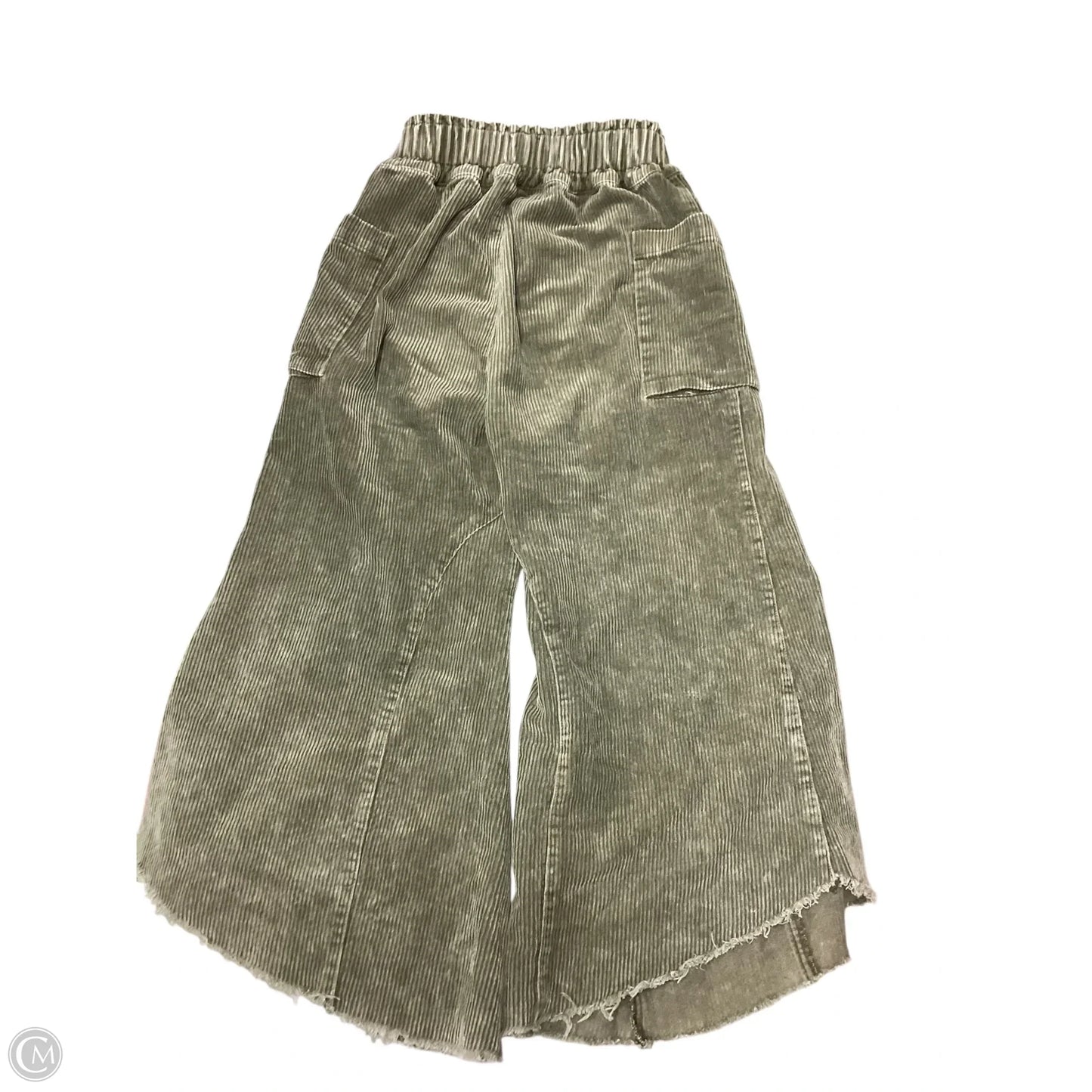 Pants Corduroy By Anniewear In Green, Size: S