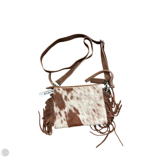 Crossbody Leather By Shyanne, Size: Medium