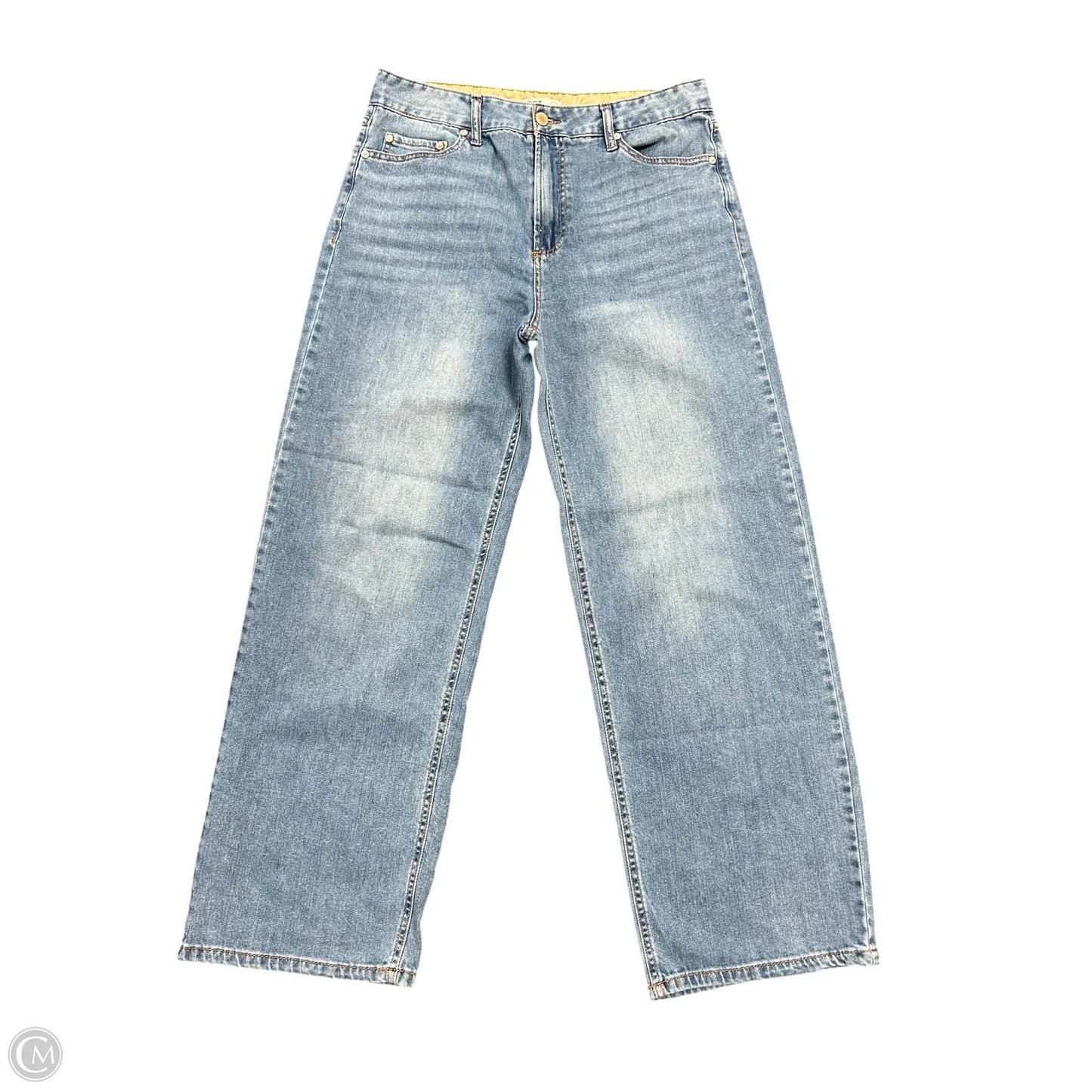 Jeans Wide Leg By Oat In Blue Denim, Size: 10