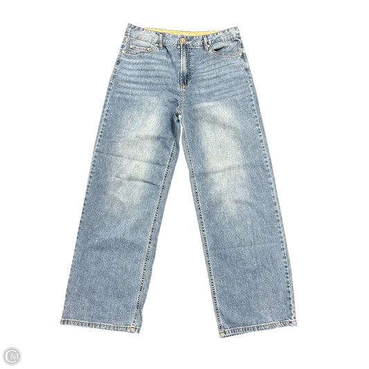 Jeans Wide Leg By Oat In Blue Denim, Size: 10