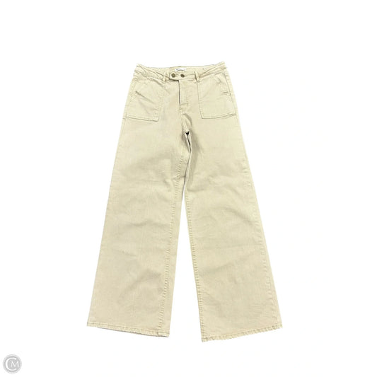 Jeans Wide Leg By Oat In Tan Denim, Size: 10