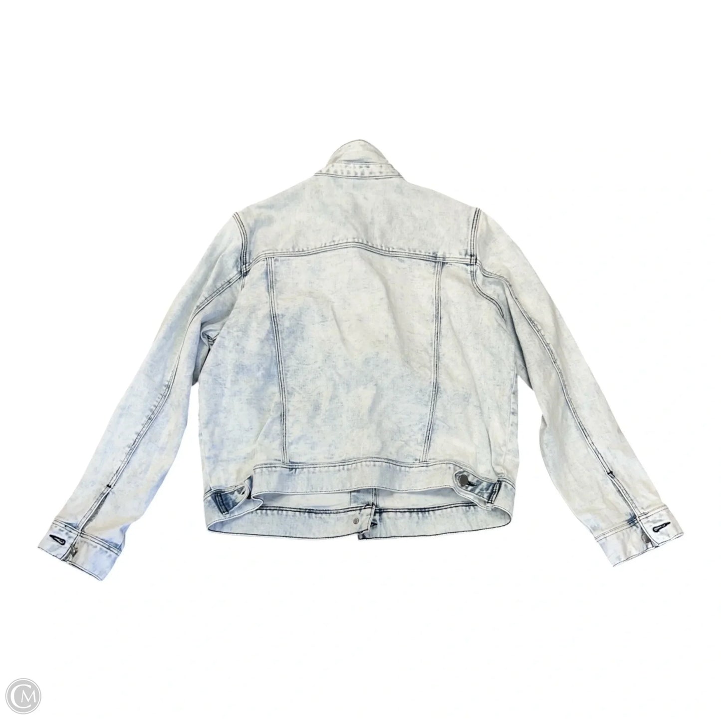Jacket Denim By Liverpool In Blue Denim, Size: L