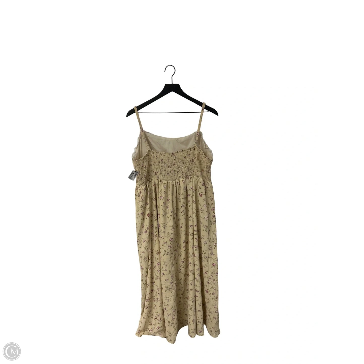 Dress Casual Midi By Clothes Mentor In Floral Print, Size: 2x