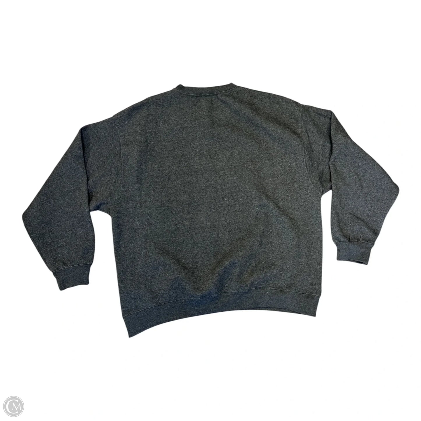 Sweatshirt Crewneck By Clothes Mentor In Grey, Size: 3x