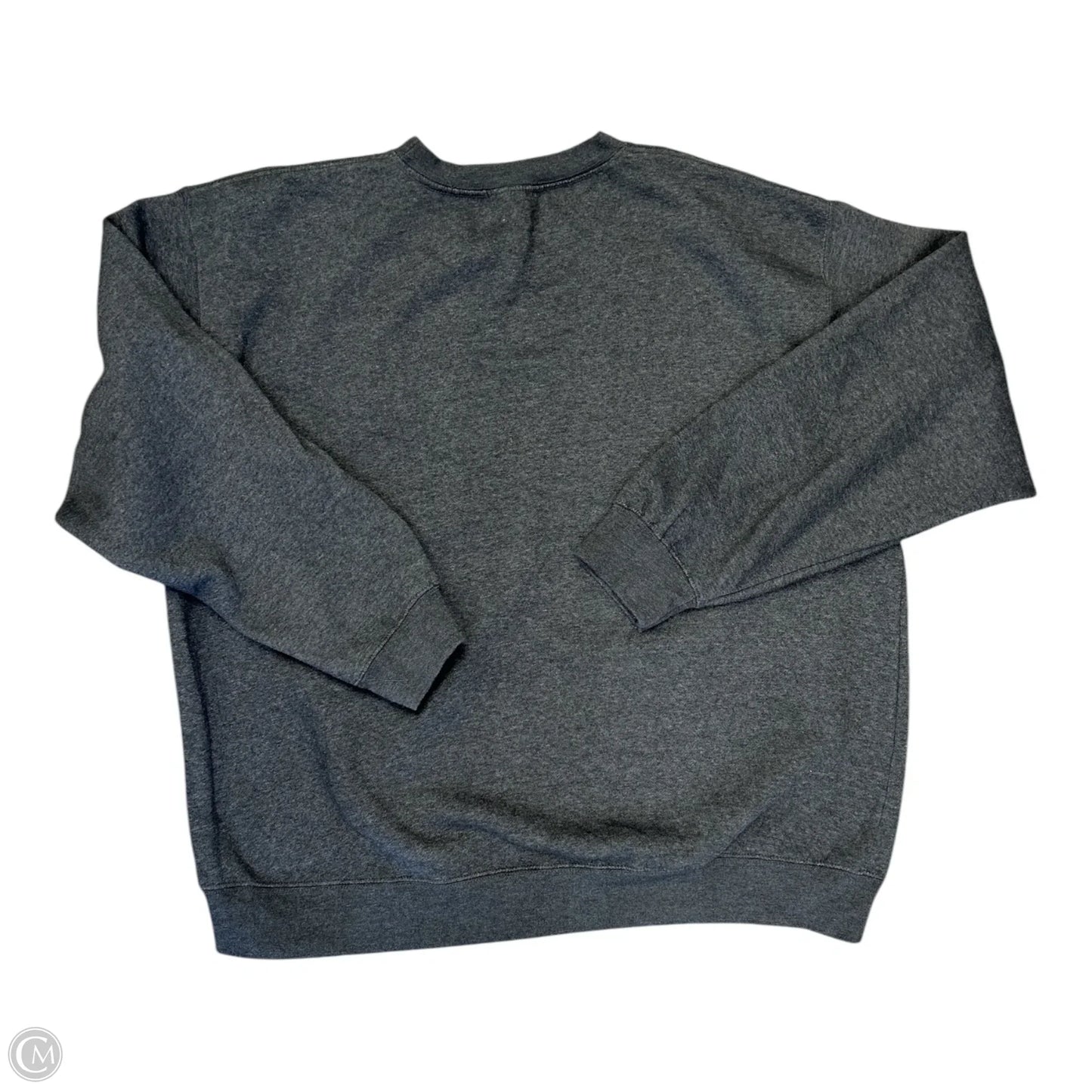 Sweatshirt Crewneck By Clothes Mentor In Grey, Size: 3x