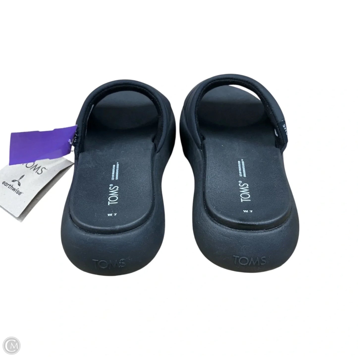 Sandals Heels Platform By Toms In Black, Size: 7