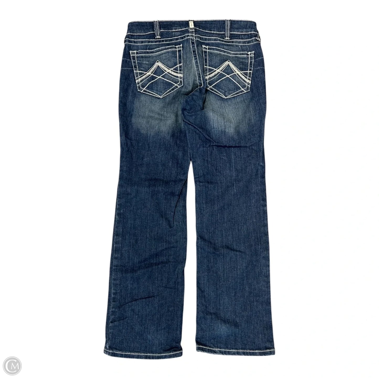 Jeans Boot Cut By Ariat In Blue Denim, Size: 12