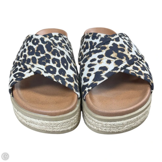 Sandals Heels Platform By Mia In Animal Print, Size: 8.5