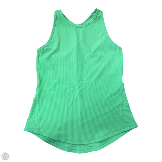 Athletic Tank Top By Lululemon In Green, Size: 2