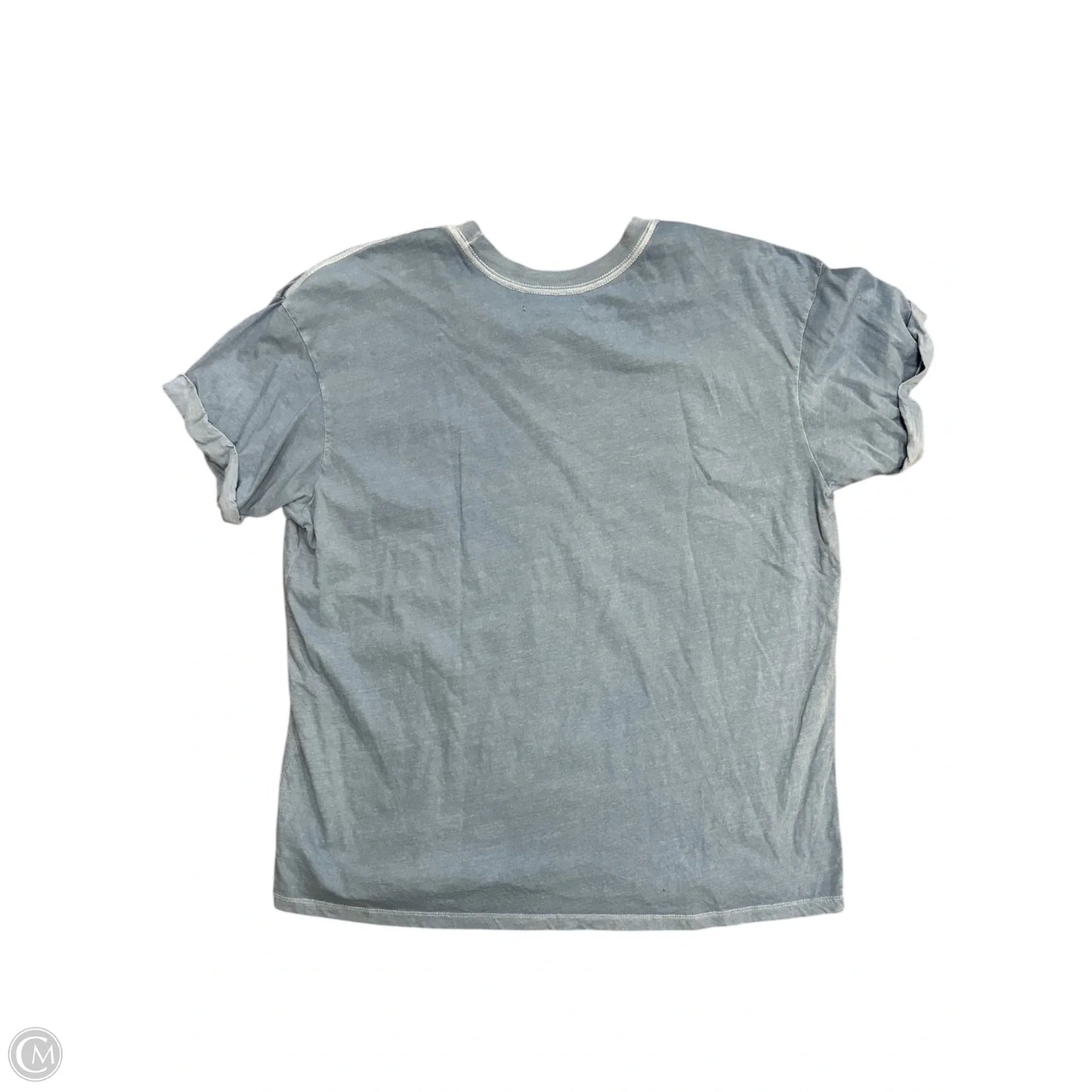 Top Short Sleeve By Girl Dangerous In Blue, Size: Xl