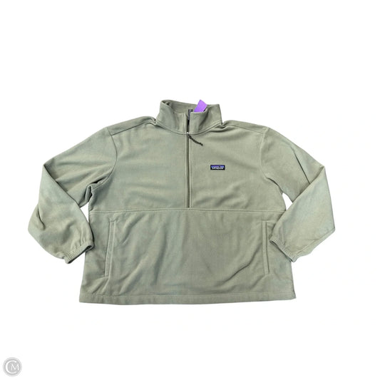 Sweatshirt Collar By Patagonia In Taupe, Size: Xl
