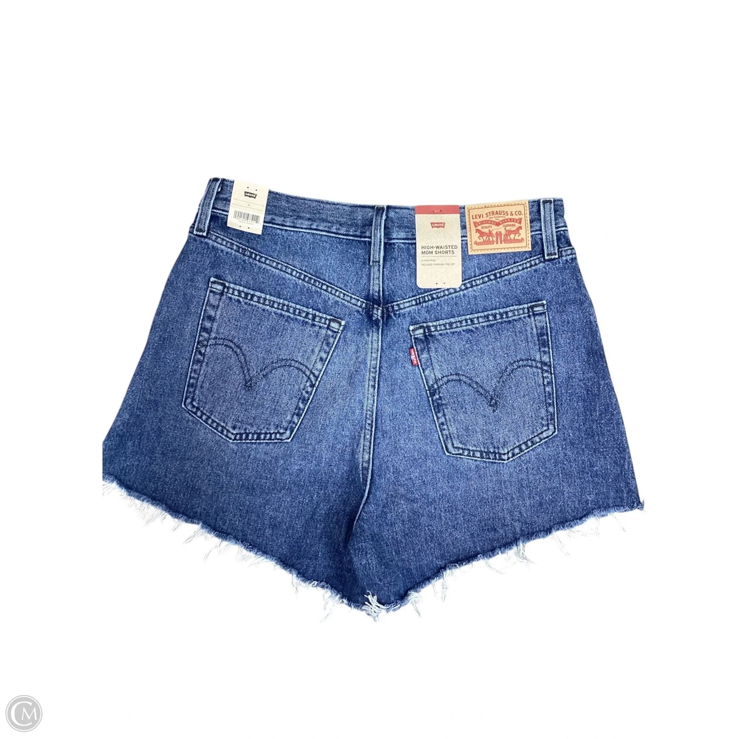 Shorts By Levis In Blue Denim, Size: 12