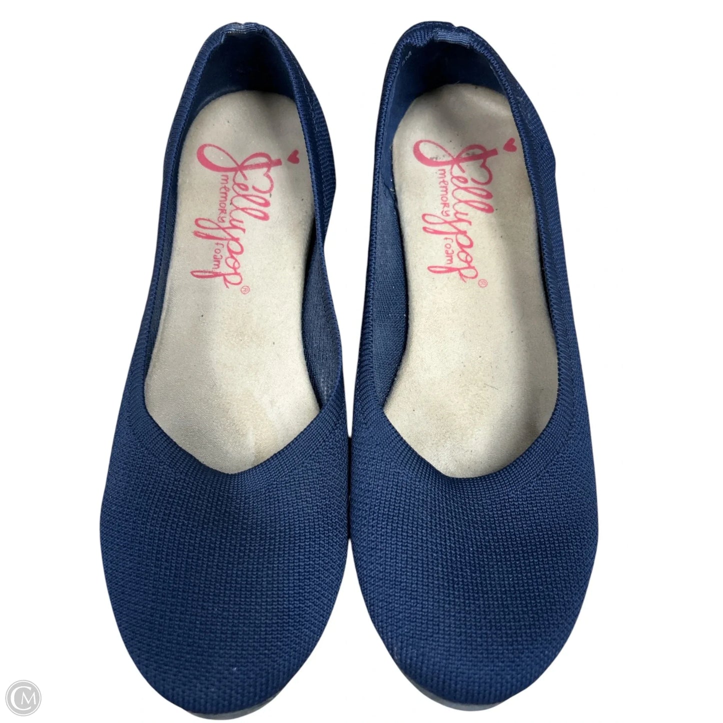Shoes Flats By Jelly Pop In Blue, Size: 8.5