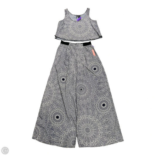 Pants Set 2pc By Fire In Blue & White, Size: M