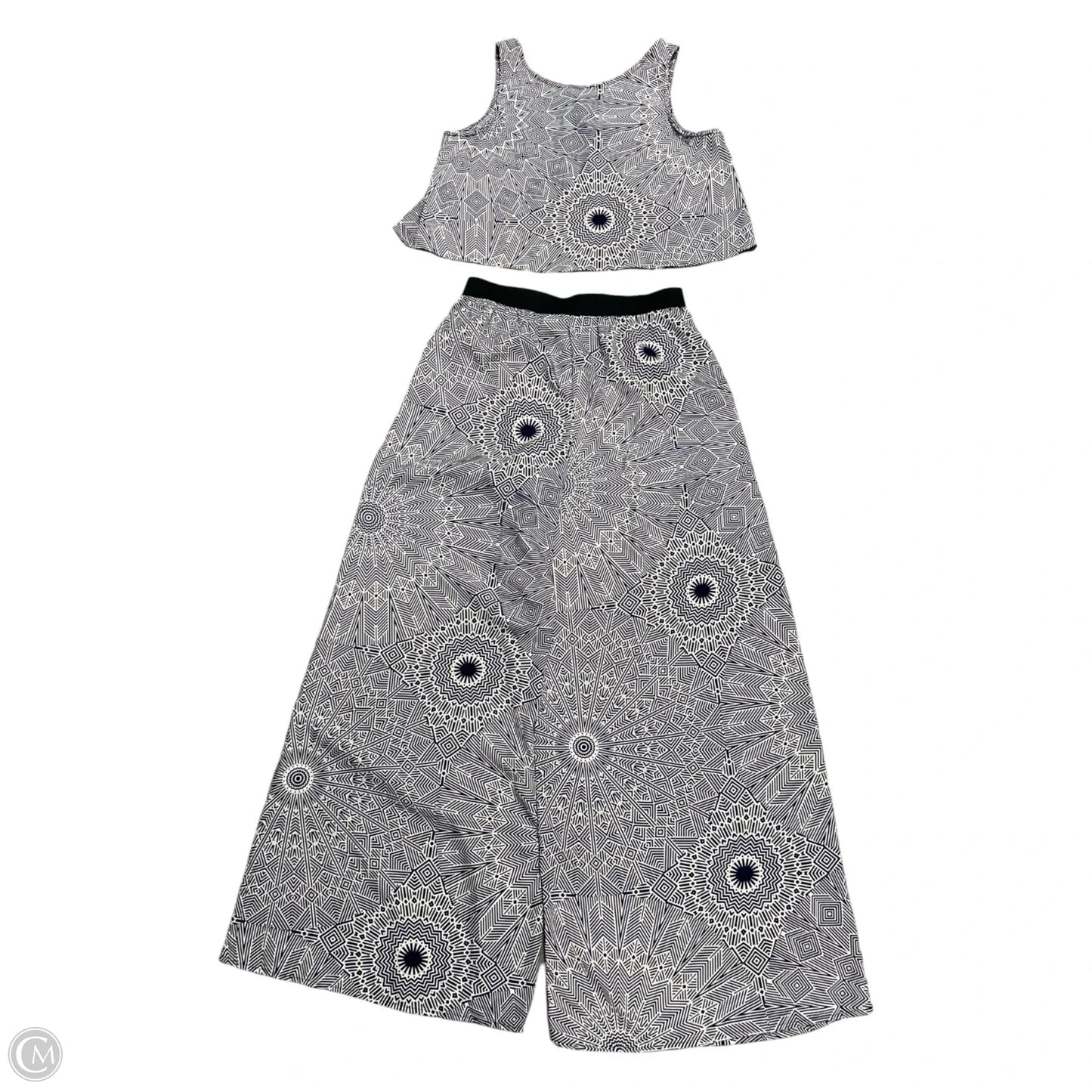 Pants Set 2pc By Fire In Blue & White, Size: M
