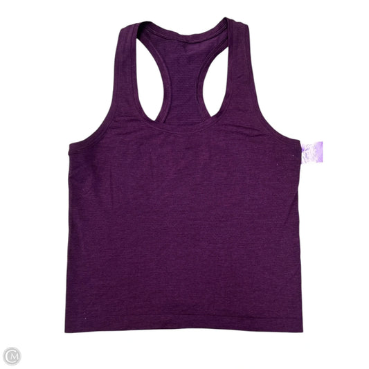 Athletic Tank Top By Lululemon In Purple, Size: 6
