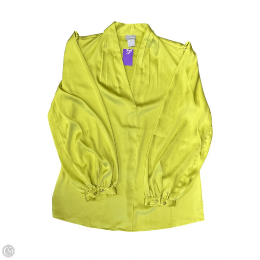 Top Long Sleeve By Chicos In Green, Size: Xs