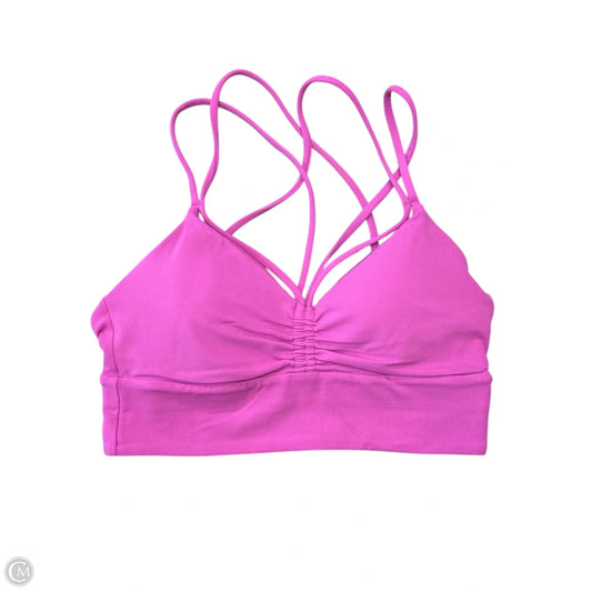 Athletic Bra By Lululemon In Pink, Size: 6
