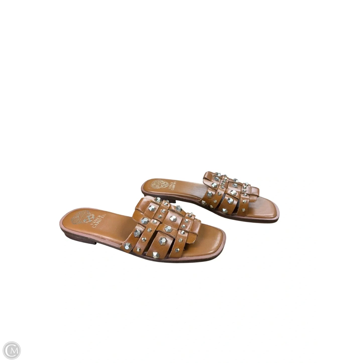 Sandals Flats By Vince Camuto In Brown, Size: 7.5