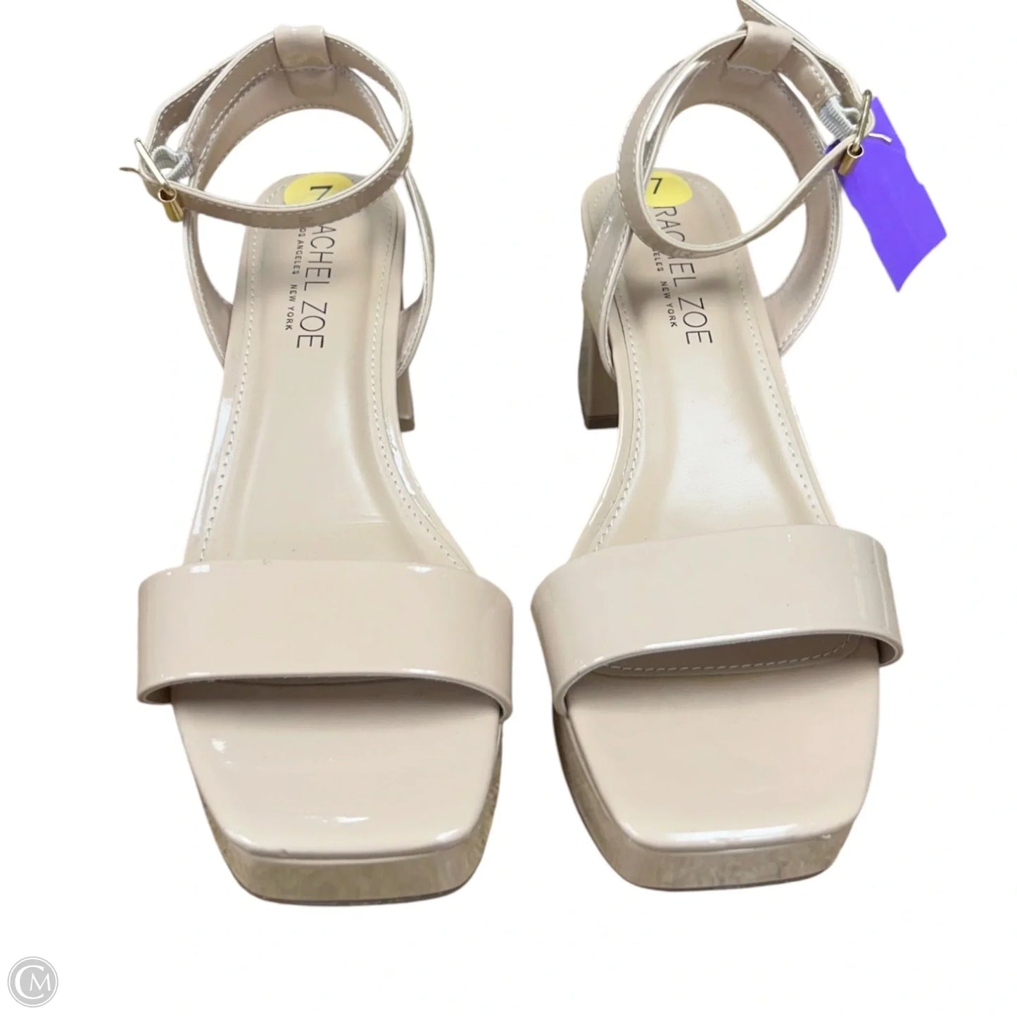 Shoes Heels Platform By Rachel Zoe In Tan, Size: 7