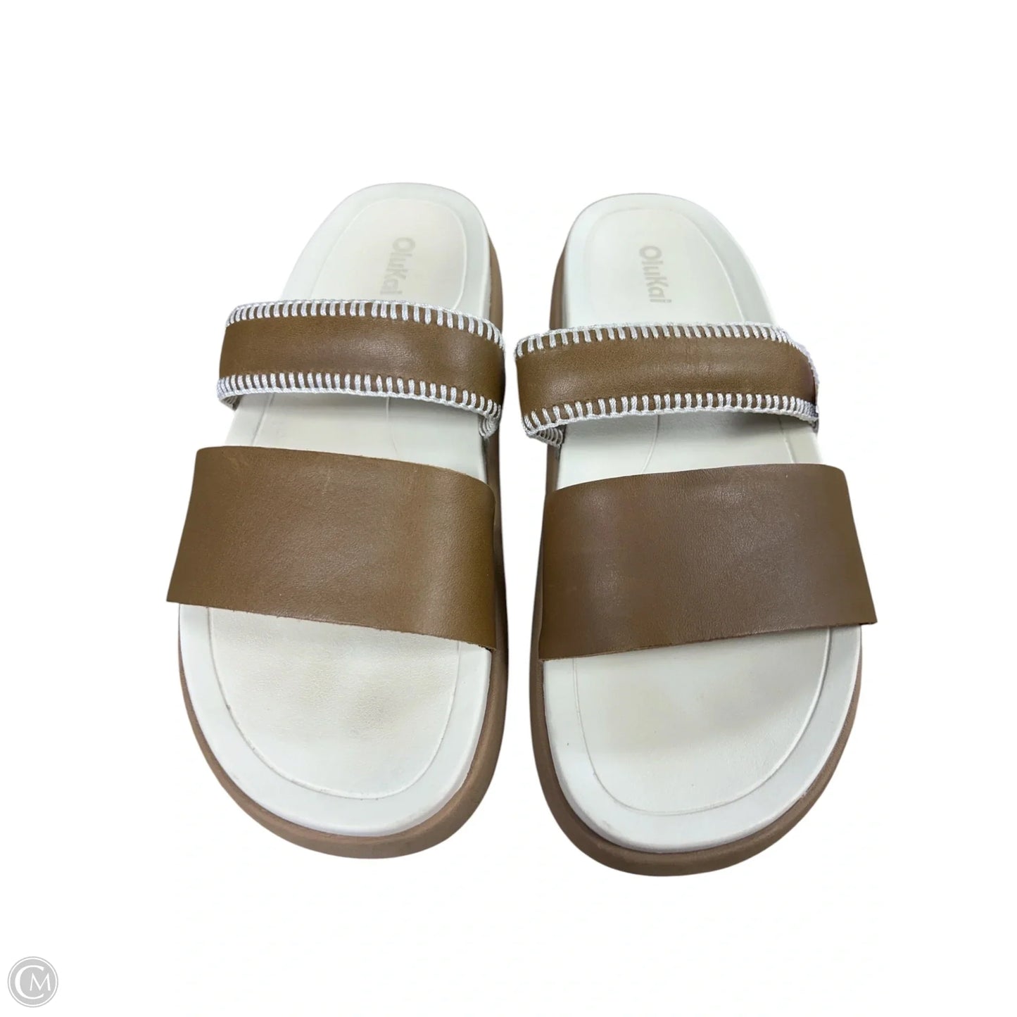Sandals Heels Platform By Olukai In Brown, Size: 7.5