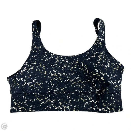 Athletic Bra By Clothes Mentor In Floral Print, Size: L