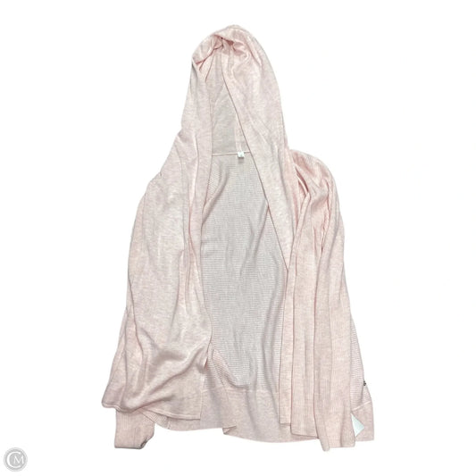 Sweater Cardigan By Lululemon In Pink, Size: 10