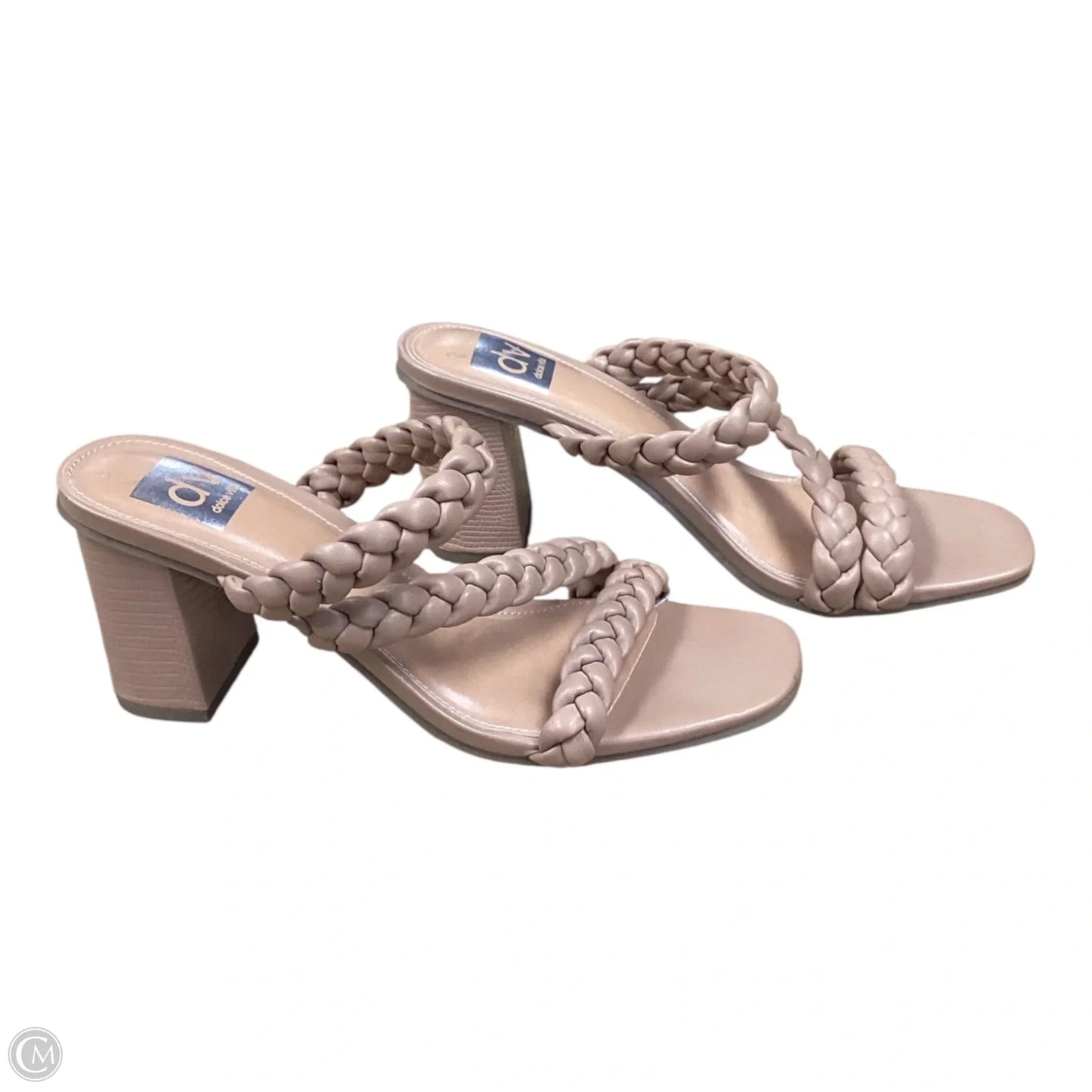 Sandals Heels Block By Dolce Vita In Brown, Size: 8