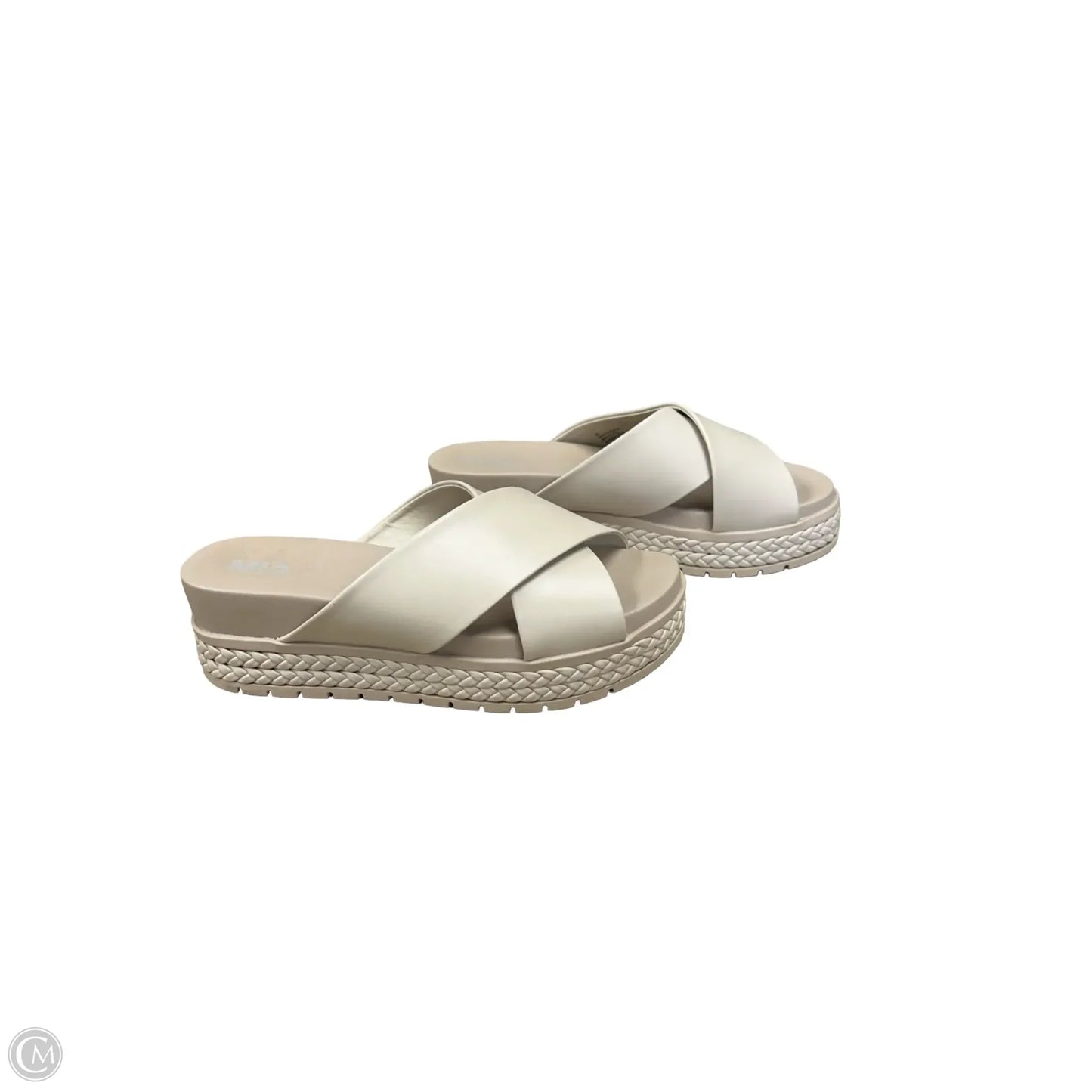 Sandals Heels Platform By Mia In Tan, Size: 9