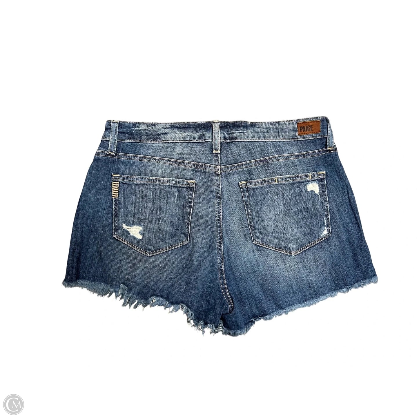 Shorts By Paige In Blue Denim, Size: 8
