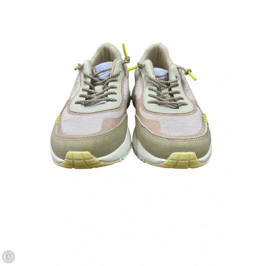 Shoes Sneakers By Hey Dude In Pink & Tan, Size: 7