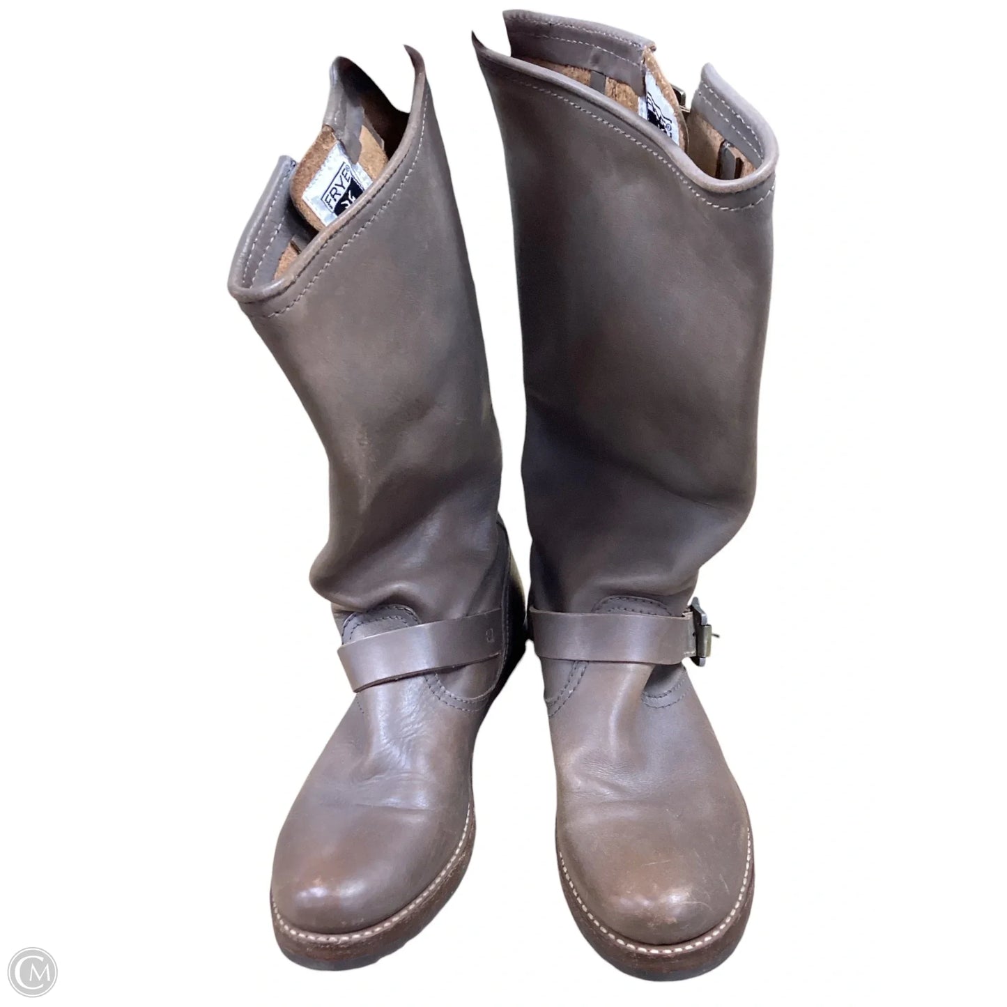 Boots Designer By Frye In Brown, Size: 8.5