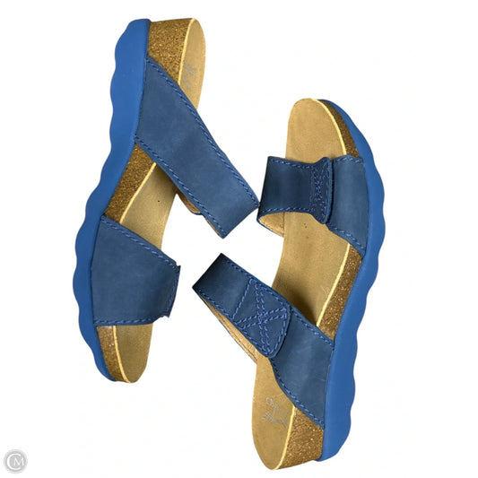 Sandals Flats By Danskin In Blue, Size: 7.5