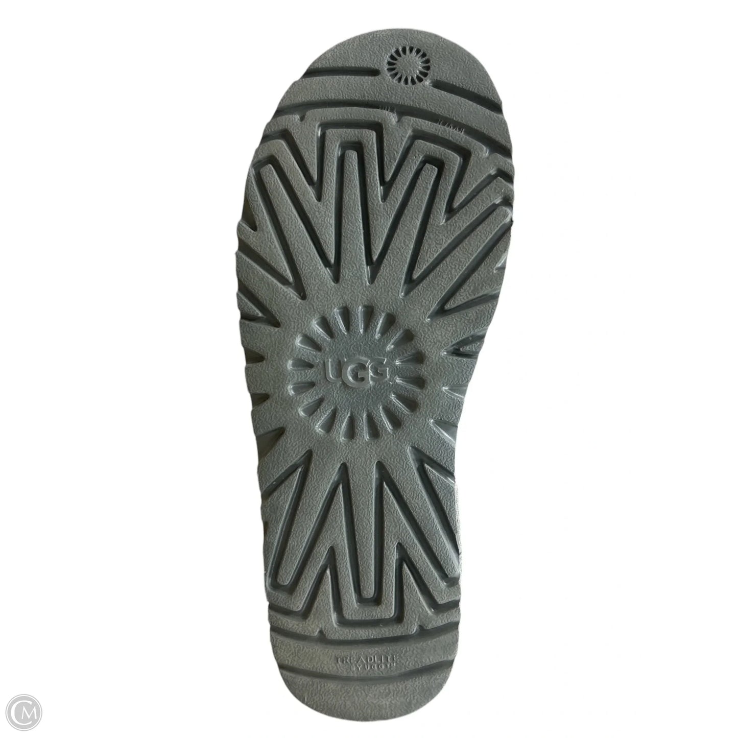 Boots Designer By Ugg In Grey, Size: 8