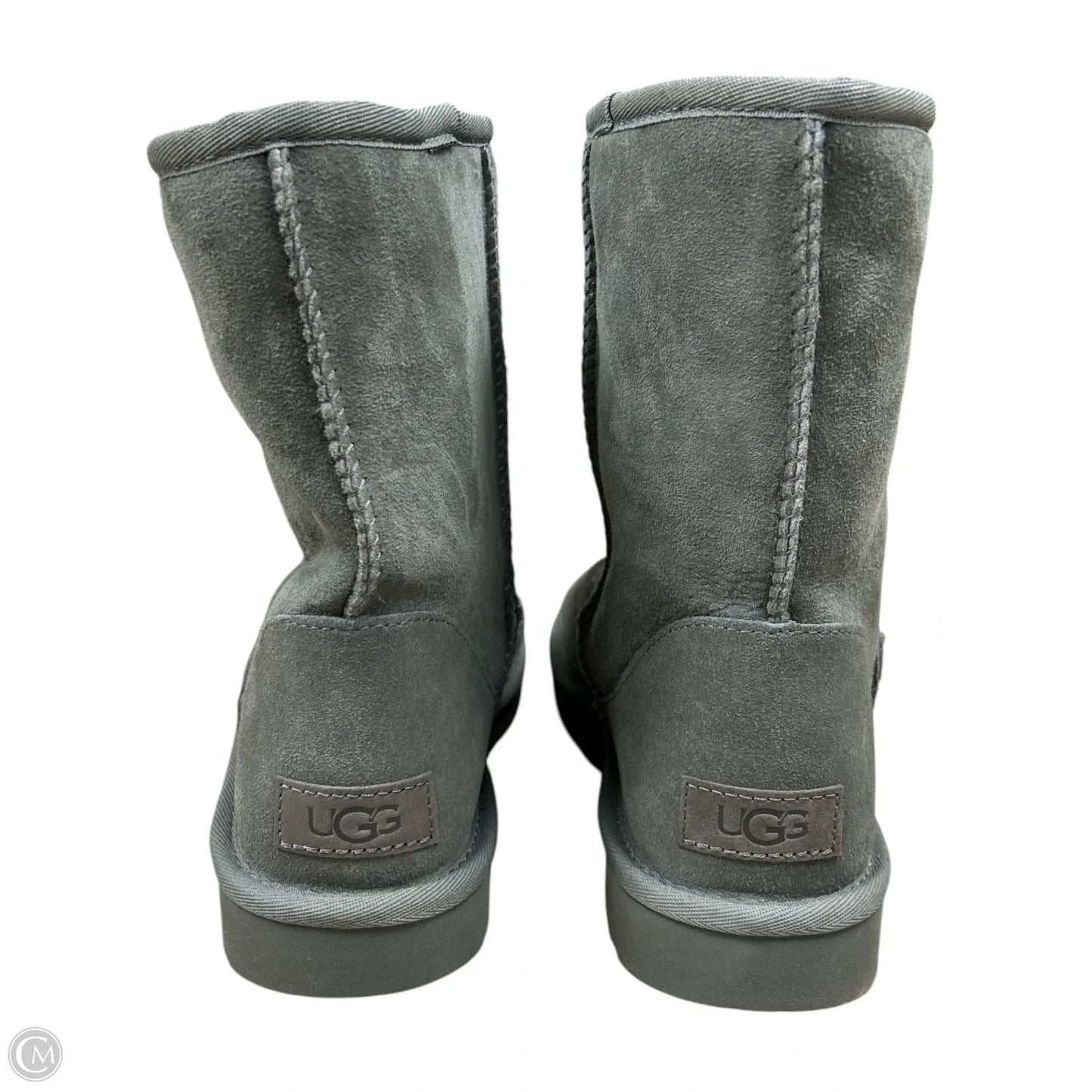 Boots Designer By Ugg In Grey, Size: 8