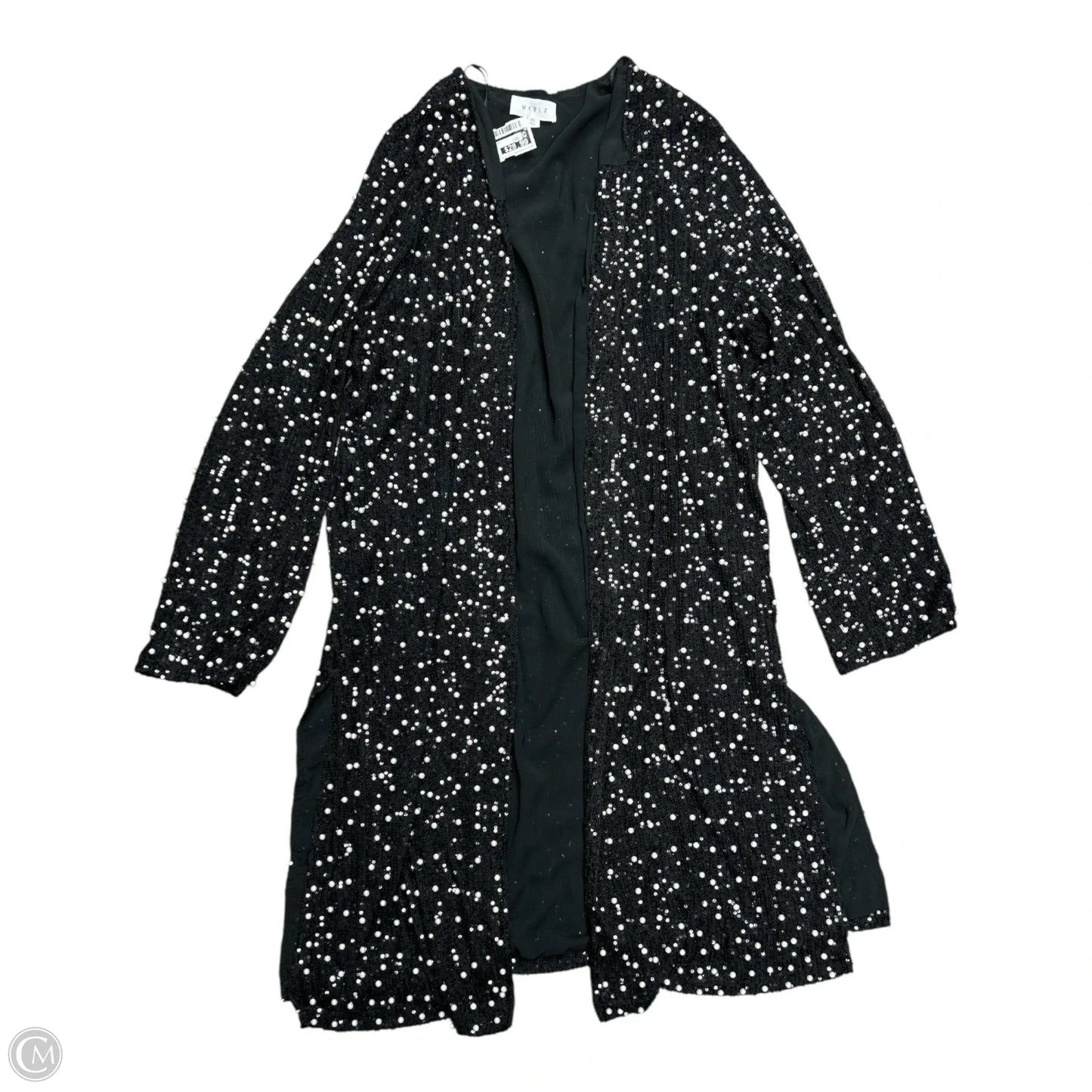 Jacket Shirt By Mable In Black, Size: Xl