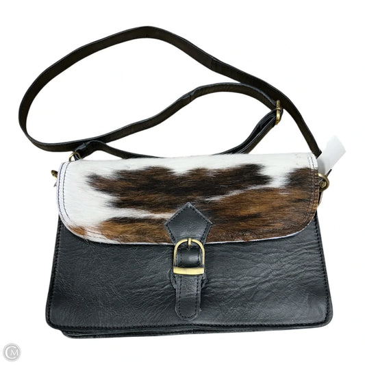 Crossbody Leather By Clothes Mentor, Size: Medium