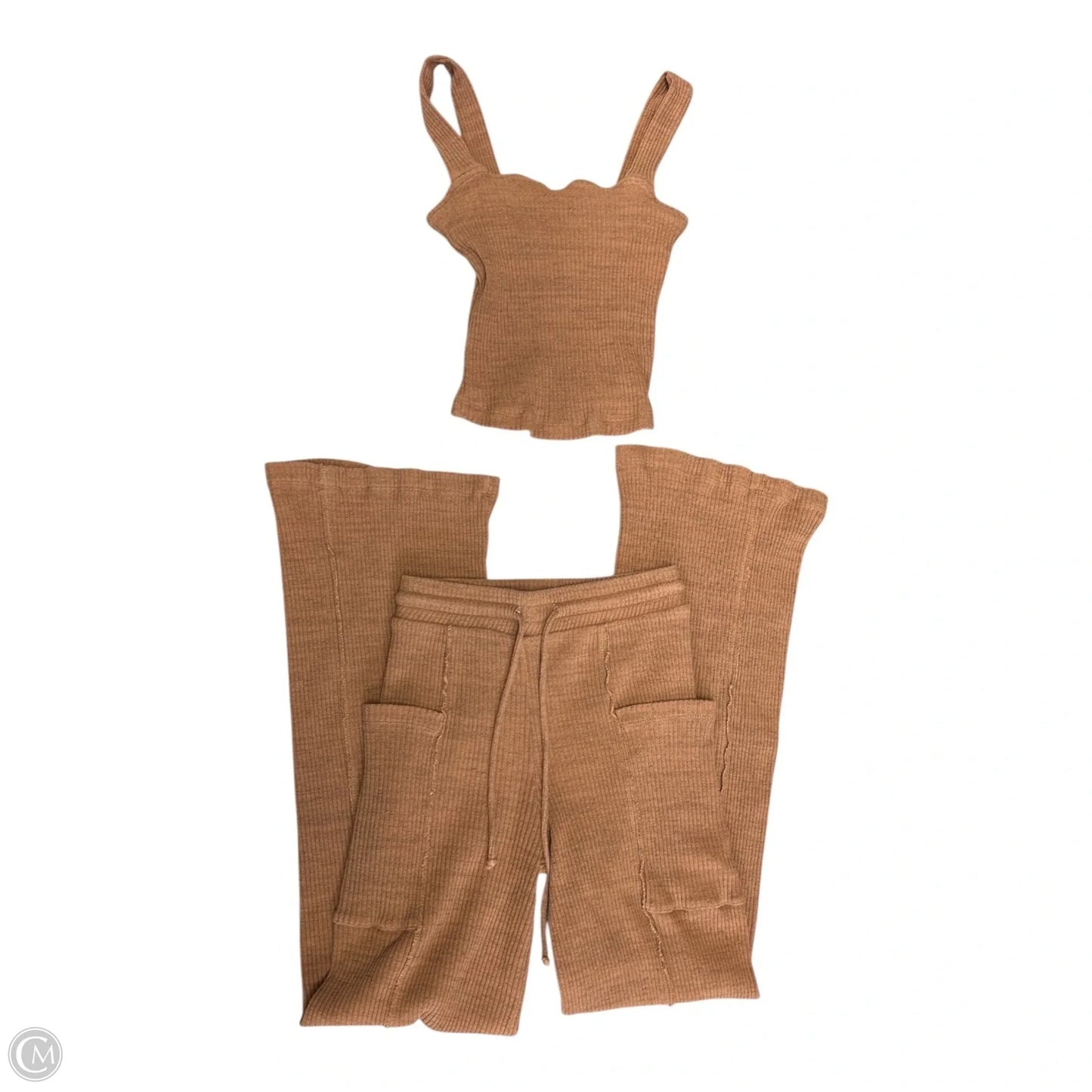 Pants Set 2pc By Project Social Tee In Brown, Size: Xs