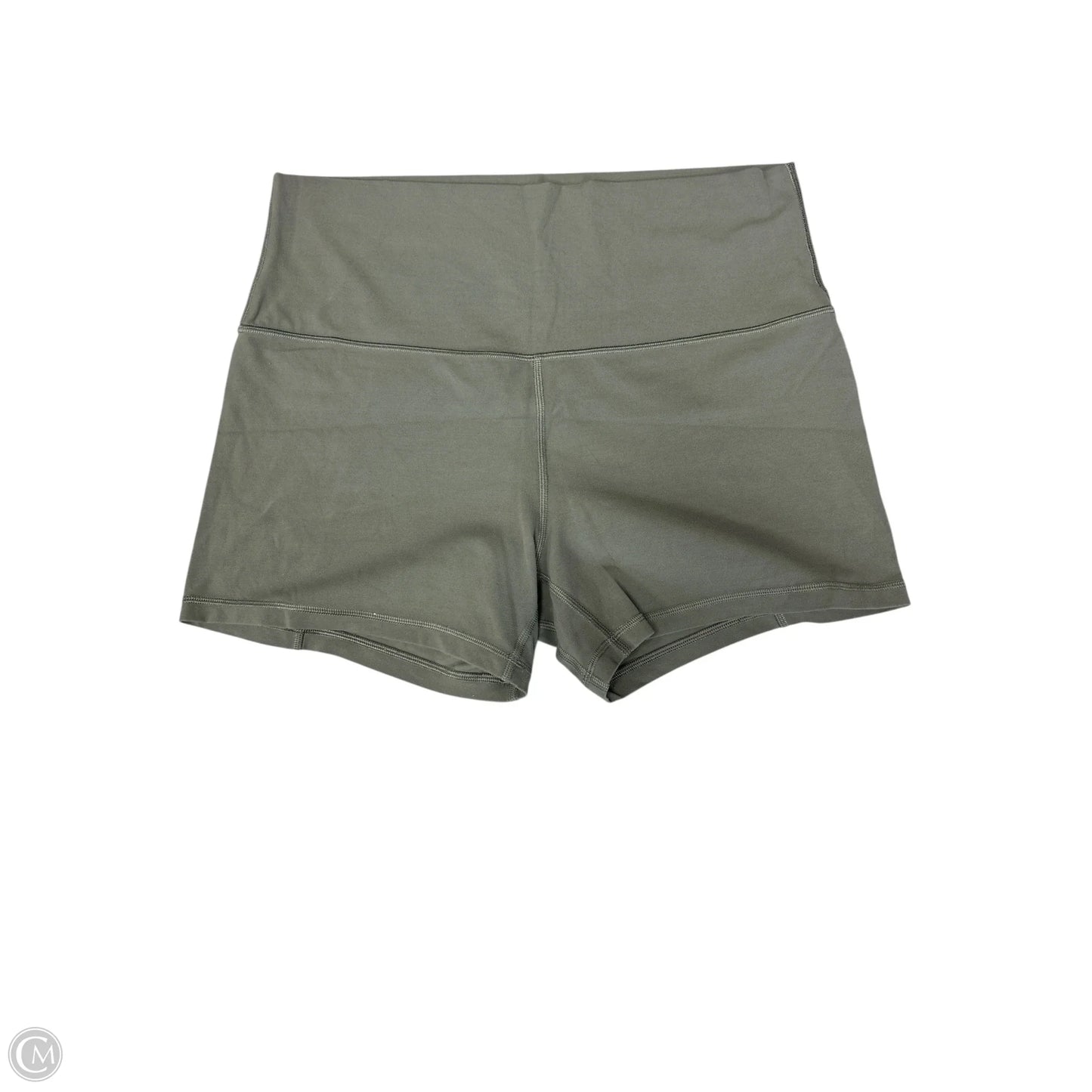 Athletic Shorts By Lululemon In Green, Size: 12