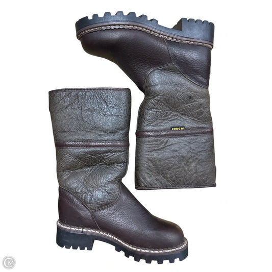 Boots Mid-calf Flats By Harley Davidson In Brown, Size: 6.5