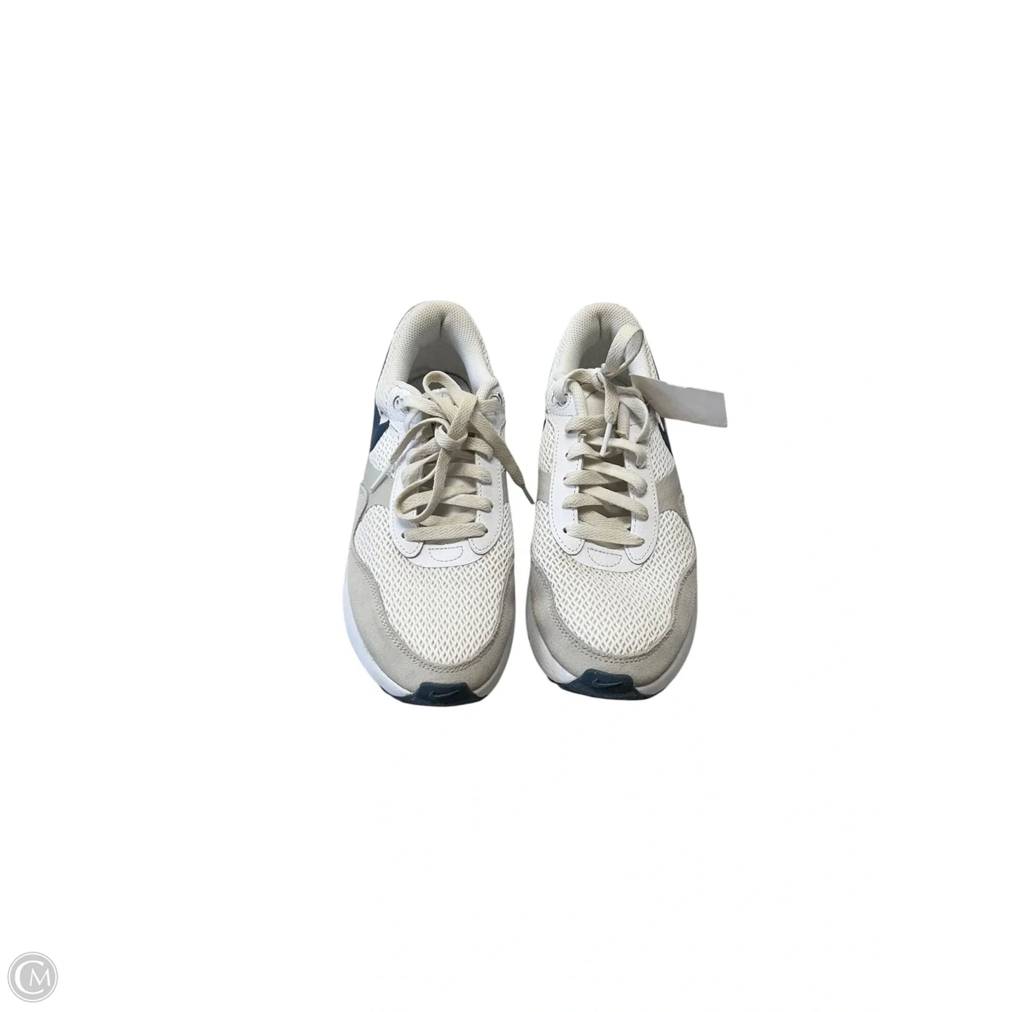 Shoes Sneakers By Nike In Grey & White, Size: 9.5